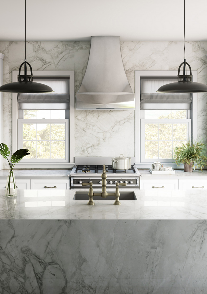 Película de patrones de mármol de PVC